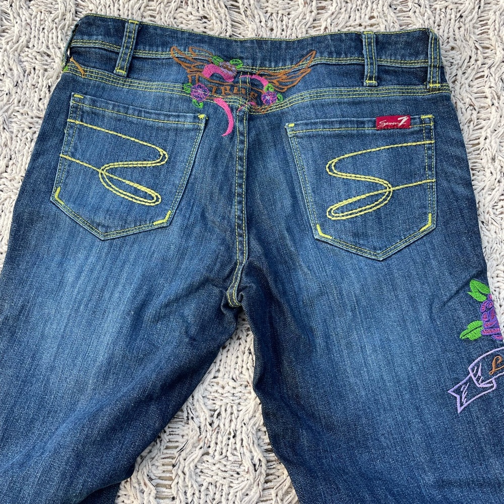Seven7 jean embroidered